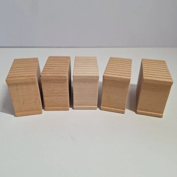 Wooden Bridge Riser Elevated Train Track Railway Thomas Compatible Blocks 2.5x2 - Picture 8 of 10